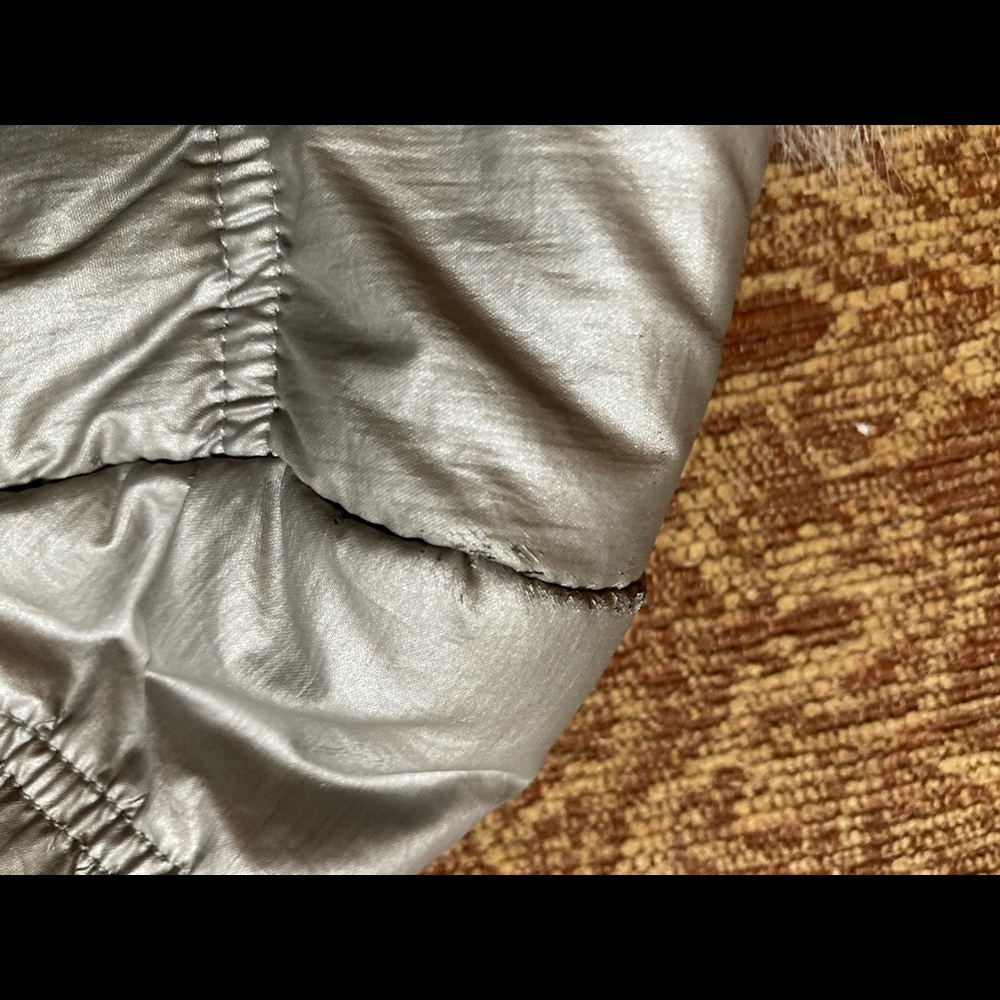INC Silver Jacket with Fur - Picture 8 of 17
